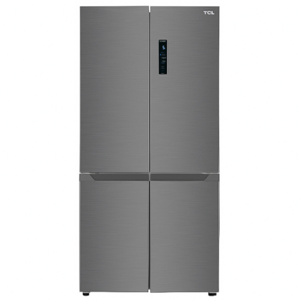 RÉFRIGÉRATEUR TCL NO FORST INVERTER SIDE BY SIDE 512 LITRES INOX / AVEC AFFICHEUR