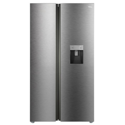 REFRIGERATEUR TCL NO FROST INVERTER SIDE BY SIDE 650 LITRES INOX / AVEC DISTRIBUTEUR D'EAU