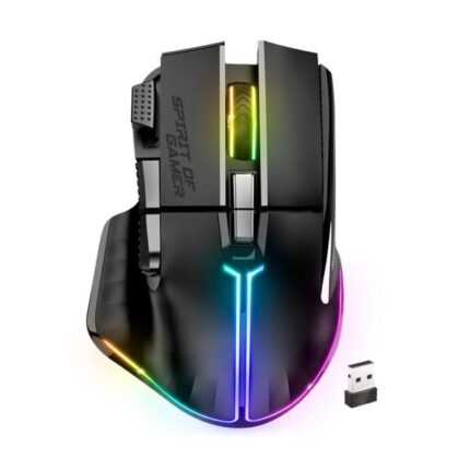SOURIS GAMER SANS FIL SPIRIT OF GAMER PRO-M5 RGB - NOIR