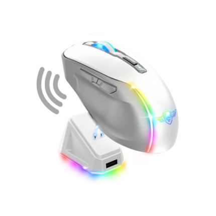 SOURIS GAMING SANS FIL SPIRIT OF GAMER ELITE M50 ARTIC - RGB - BLANC
