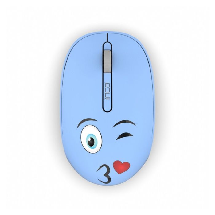 SOURIS SANS FIL INCA IWM-245RM AVEC DESIGN – BLEU