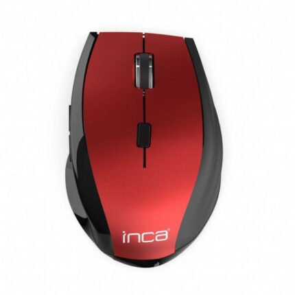 SOURIS SANS FIL INCA IWM-500GLK - ROUGE&NOIR