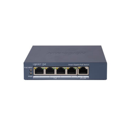 SWITCH HIKVISION DS-3E1505P-EI 4 PORT GIGABIT SMART POE / 1 RJ45 UPLINK PORT