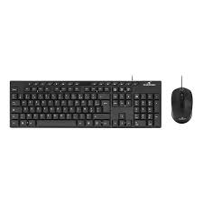 MEDIA OFFICE Bluestork – Clavier Souris Filaire USB – Noir