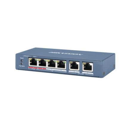 SWITCH HIKVISION DS-3E0106HP-E 6 PORTS HI-POE 10/100 MBPS