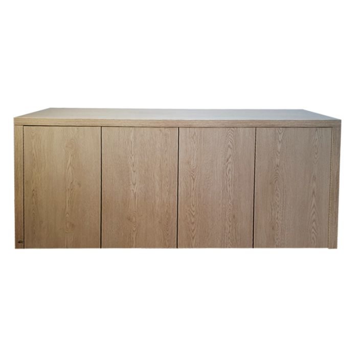 ARMOIRE DE RANGEMENT PUSH PULL EN MDF AVEC 4 PORTES BATTANTES – PIN BLANCHI