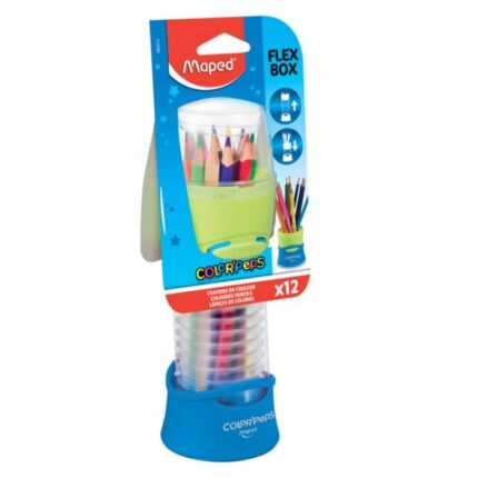 PACK DE 12 CRAYONS COULEURS MAPED 12/18