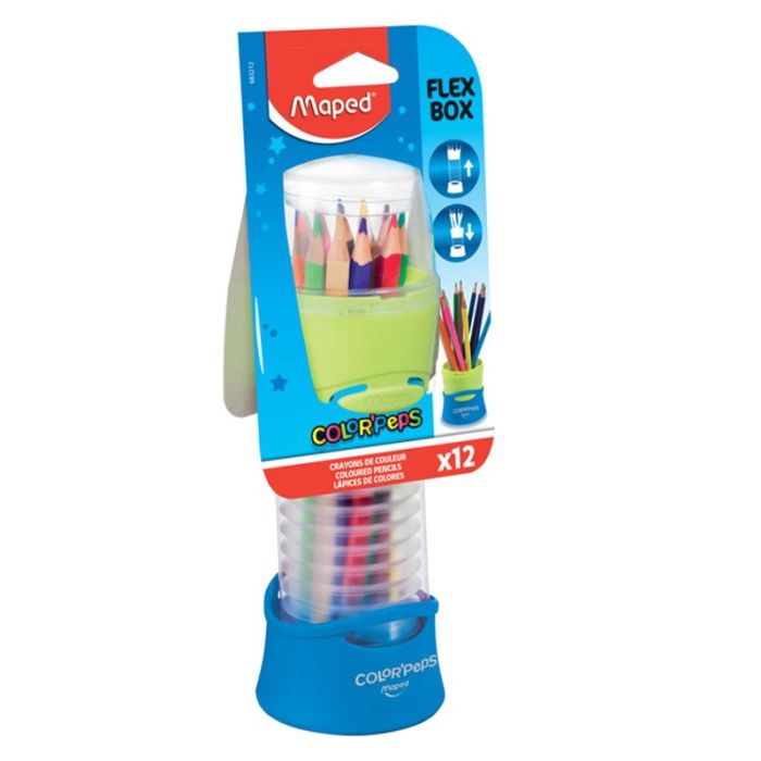 DE 12 CRAYONS COULEURS MAPED 12/18