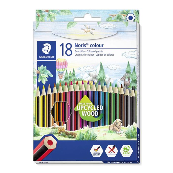 DE 18 CRAYON DE COULEUR STAEDTLER NORIS 185