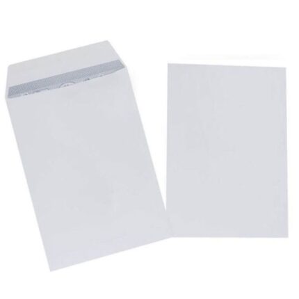 PAQUET DE 500 POCHETTES KRAFT LA COURONNE 176X250 MM 90 GR - BLANC