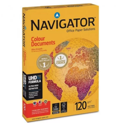 RAME PAPIER NAVIGATOR A4 120G/M² 250 FEUILLES