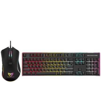 Ensemble Clavier et Souris Gamer Filaire STAR WAVE GCM1090 RGB - Noir