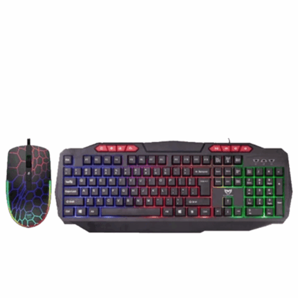 Pack Gamer Clavier & Souris Star Wave GCM1093 RGB Noir