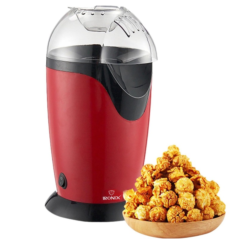 Machine À Pop Corn IRONIX WMN55-16 1200 W 2.5 Litres – Rouge