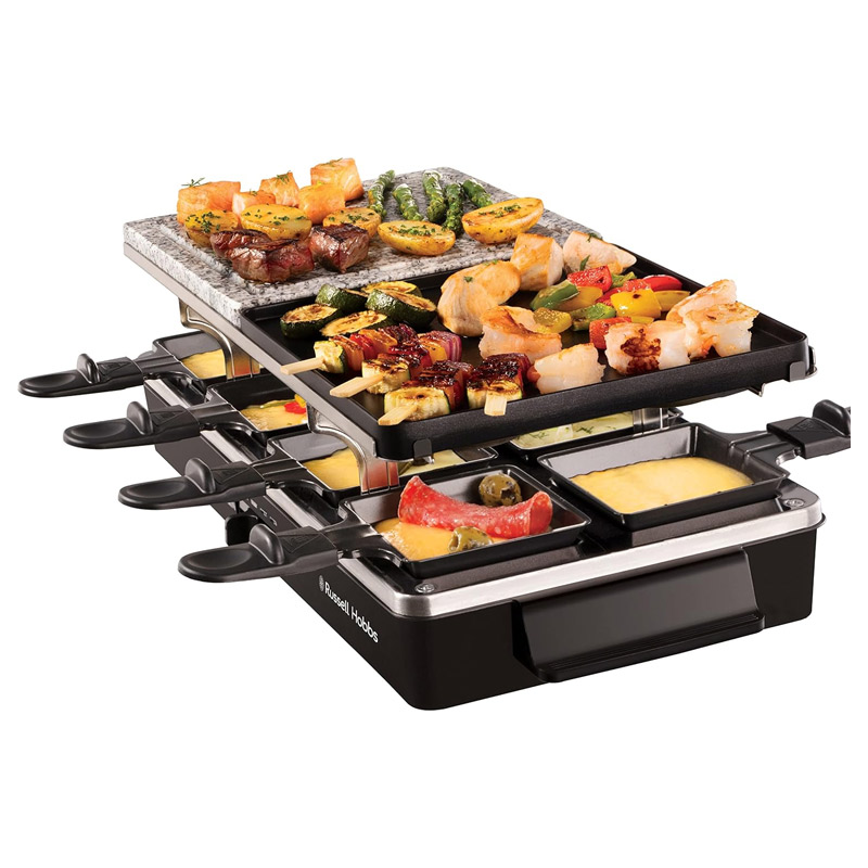 Appareil A Raclette Multifonction RUSSEL HOBBS 26280-56 1400W – Noir