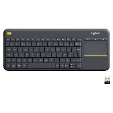 Clavier sans fil Logitech Wireless Touch Keyboard K400 Plus / Noir - Logitech