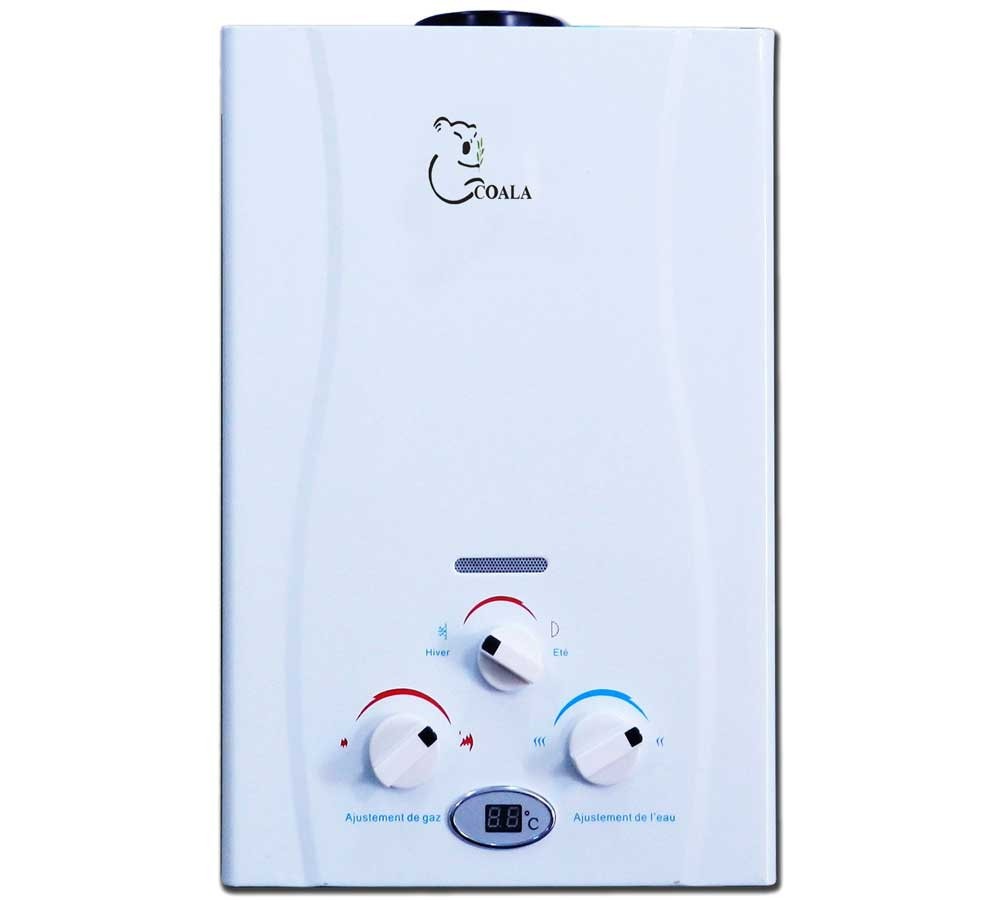 Chauffe Bain COALA 10 Litres Gaz Bouteille – Blanc
