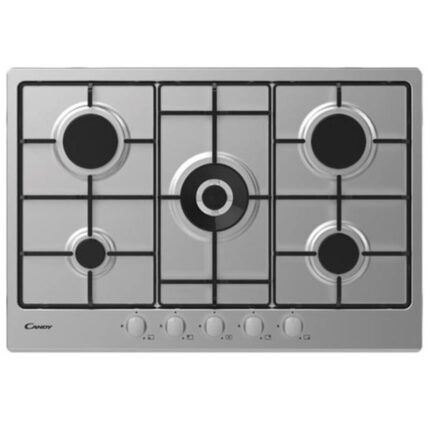 Plaque De Cuisson Candy 5 Feux 75 Cm Inox