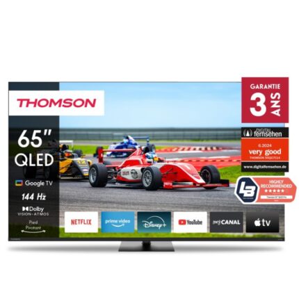 Tv Thomson 65" 65QG7C14 QLED Pro UHD 4K Google Tv - Noir