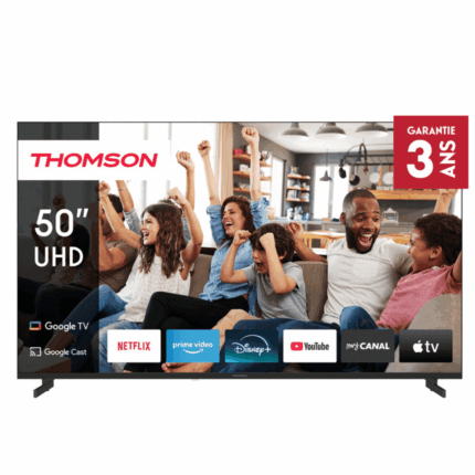 Tv Thomson 50" 50UG4S14 UHD Side Feet Google Tv Noir