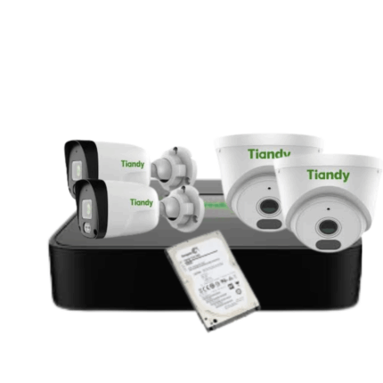 PACK 4 CAMER TIANDY IP 2 MP