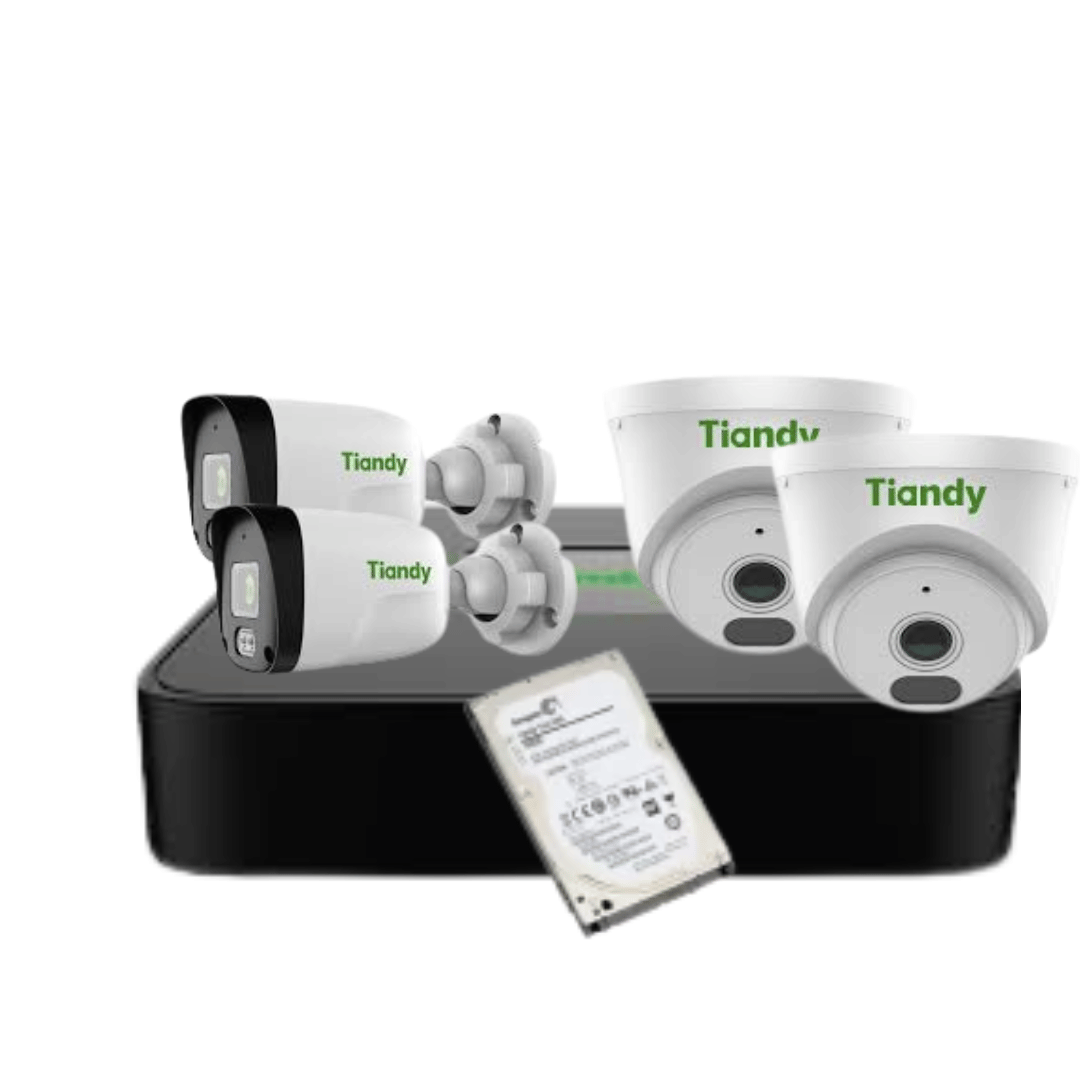 4 CAMER TIANDY IP 2 MP