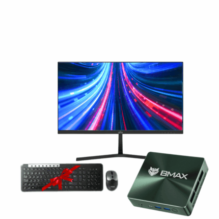 pack Mini Pc de bureau BMAX B6POWER +  Ecran UNIVIEW PRO MW-LC24-E 24+Clavier + Souris Sans Fil INCA IWS-599
