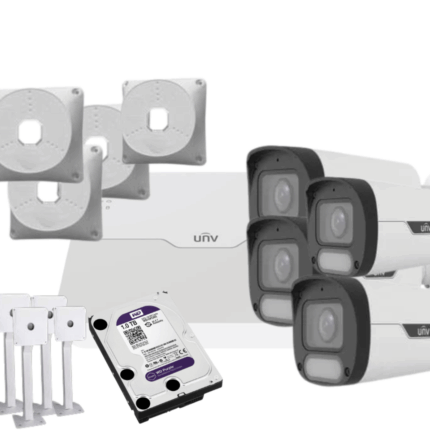 PACK DE  4 CAMERA  IP TUBE 4 MP WISE IPS COLORVU