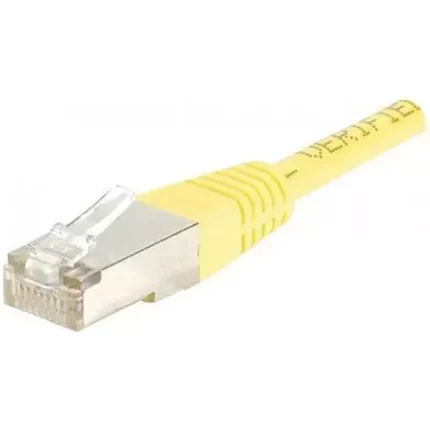 CABLE RESEAU 2M FTP JAUNE CAT 6