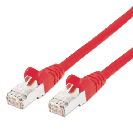 Câble Réseau INTELLINET CAT6a S/FTP RJ45 1M - Rouge