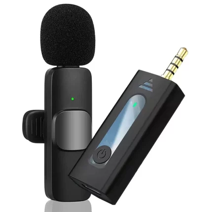 MINI MICROPHONE SANS FIL DOUBLE K35 NOIR