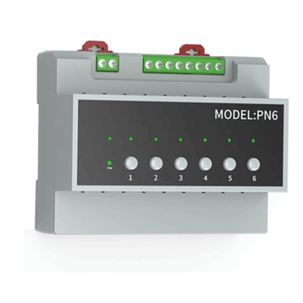 Module de commutateur réseau domestique intelligent Zigbee à 6 prises (antenne intégrée)