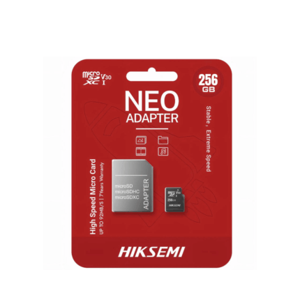 Carte Mémoire HIKSEMI C1 256Go Avec Adaptateur (HS-TF-C1-256G)