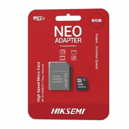Carte Mémoire Hiksemi HS-TF-C1 8G Avec Adaptateur