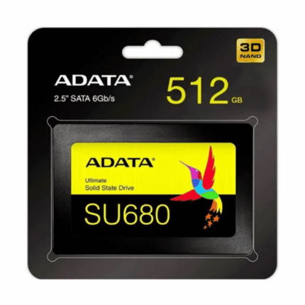 Disque Dur SSD Interne ADATA SU680 512 Go 2.5'' SATA - Noir