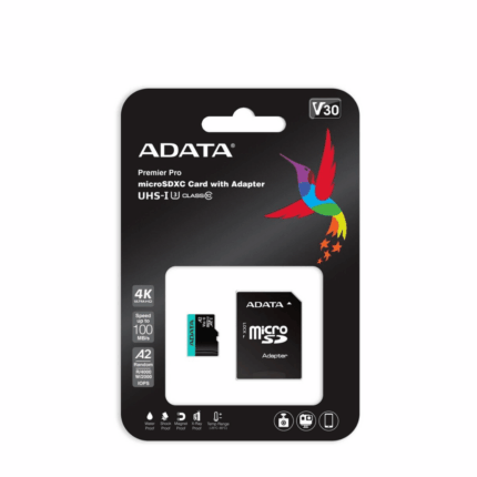 Carte Mémoire ADATA 512 GB Micro SDXC Class 10 avec Adaptateur