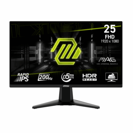 Écran Gaming MSI MAG 255F E20 24.5" Full HD IPS / 200 Hz / 0.5 ms / Noir